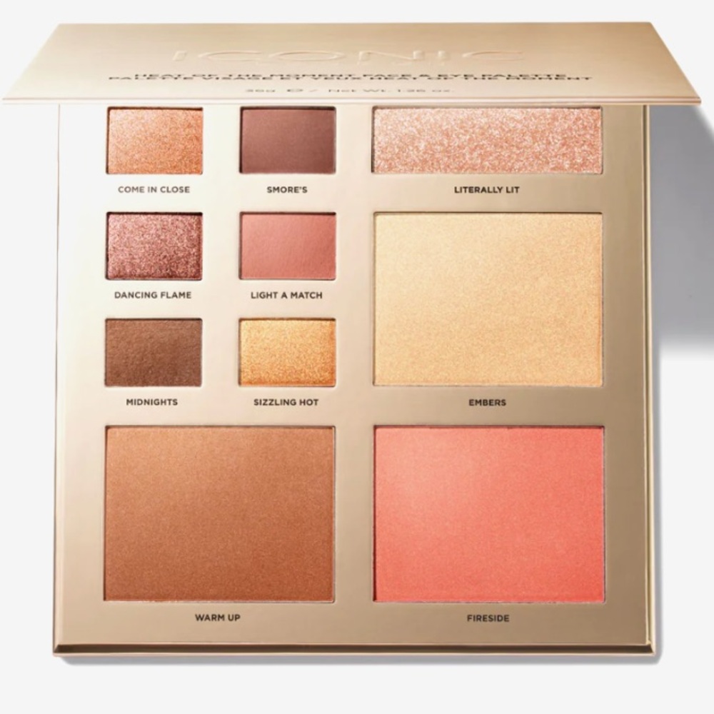 ICONIC London Heat of The Moment Face & Eye powder palette *NWT*